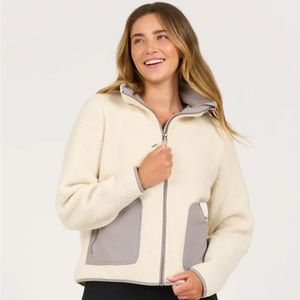 Vuori Cream Alpine Sherpa Jacket